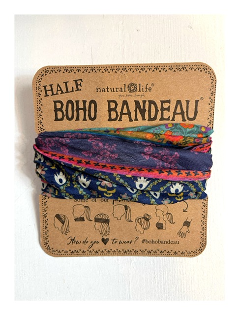 Gekleurde Boho Bandeau haarband en sjaaltje