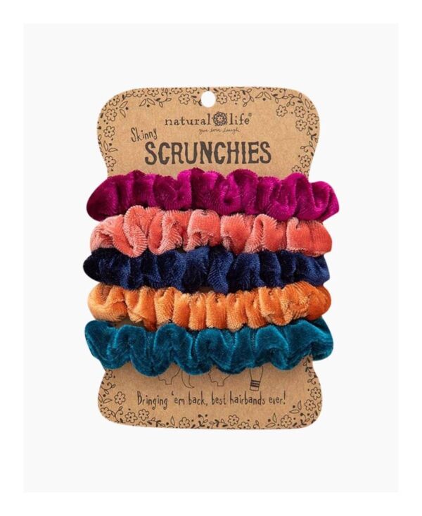 Natural Life scrunchies, multicolor
