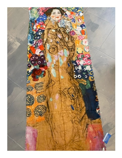 Schilderij shawl, Gustav Klimt