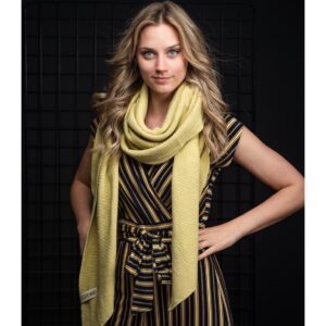 Driehoek sjaal van Twelve Million, lemon geel