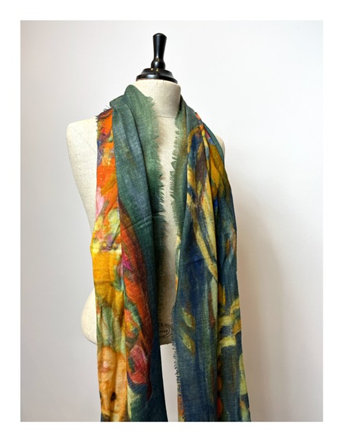 groene Otracosa art shawl van Gustav Klimt