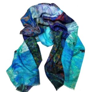 Kunst sjaal van Monet Belle Isle Bretange