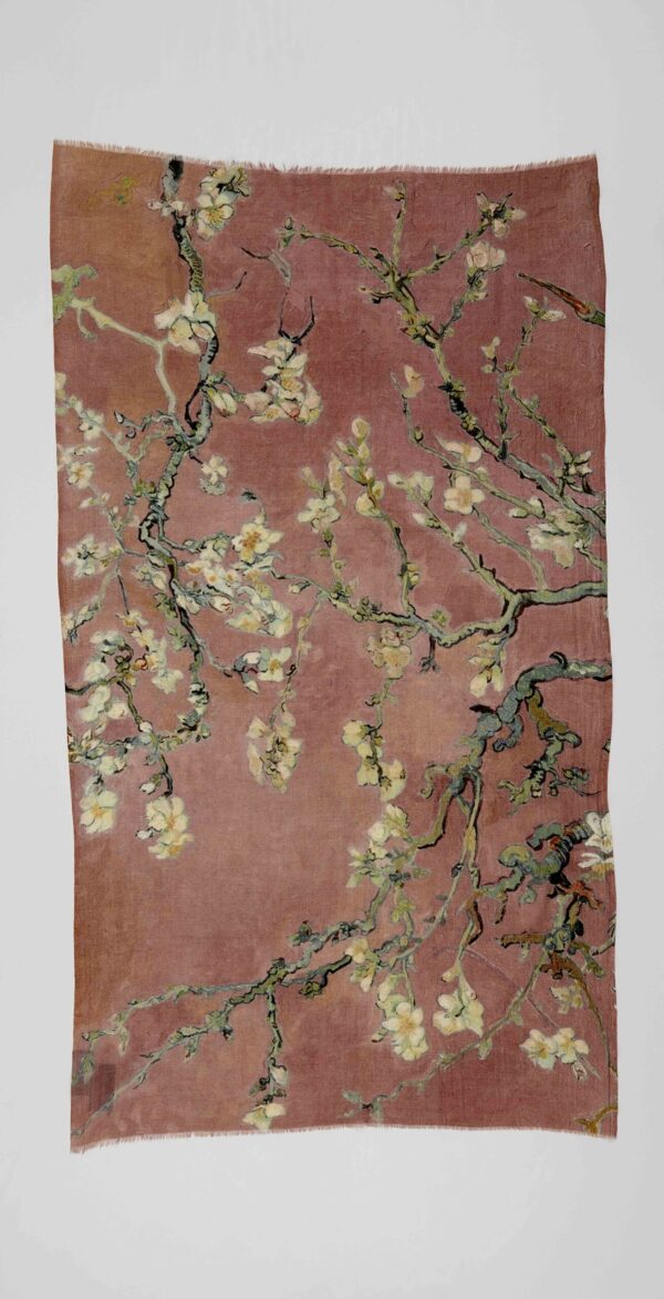Stola sjaal uit de Otracosa art collectie amandel bloesem van Gogh