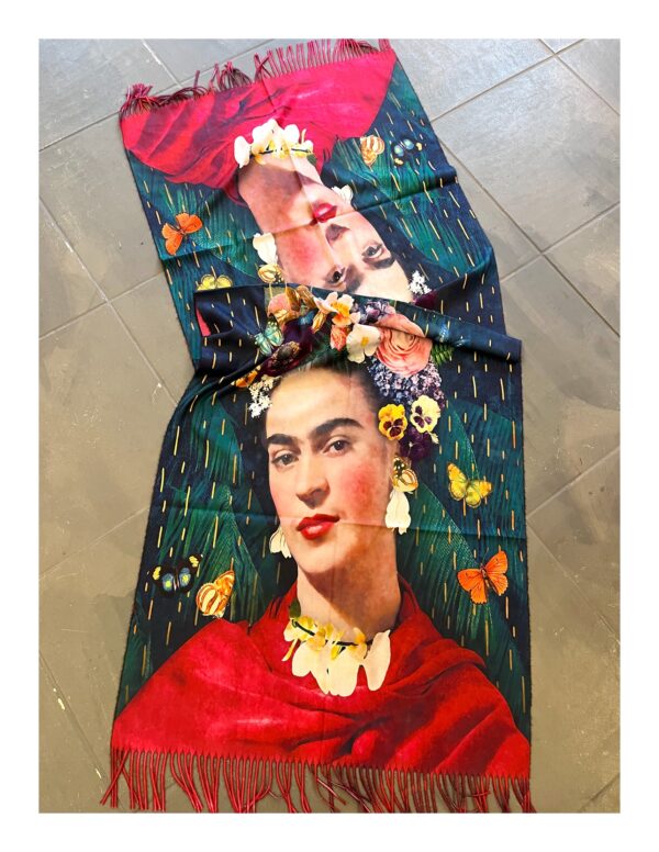 Kleurrijke Frida Kahlo shawl