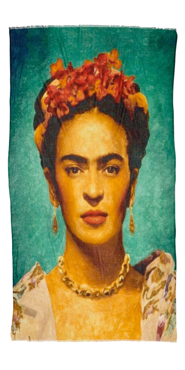 Otracosa sarong sjaal van katoen met Frida Kahlo