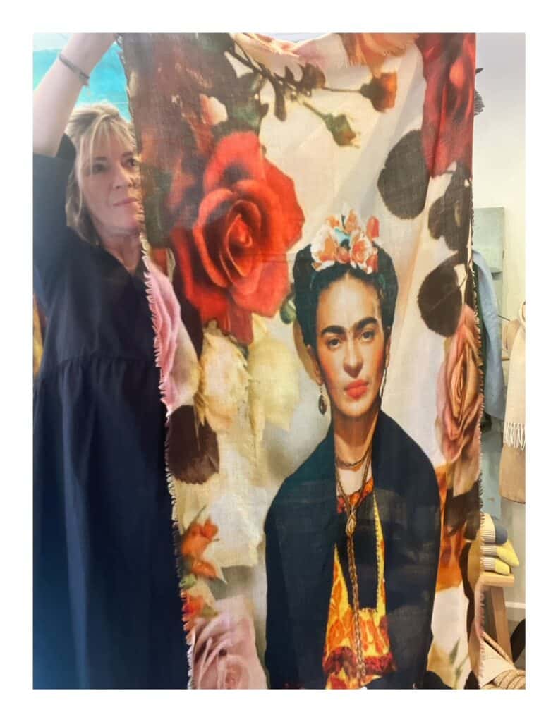 Otracosa kunst shawl van Frida Kahlo