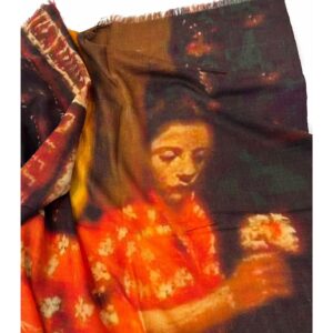 Otracosa art sjaal van Breitner met het meisje in de rode jurk