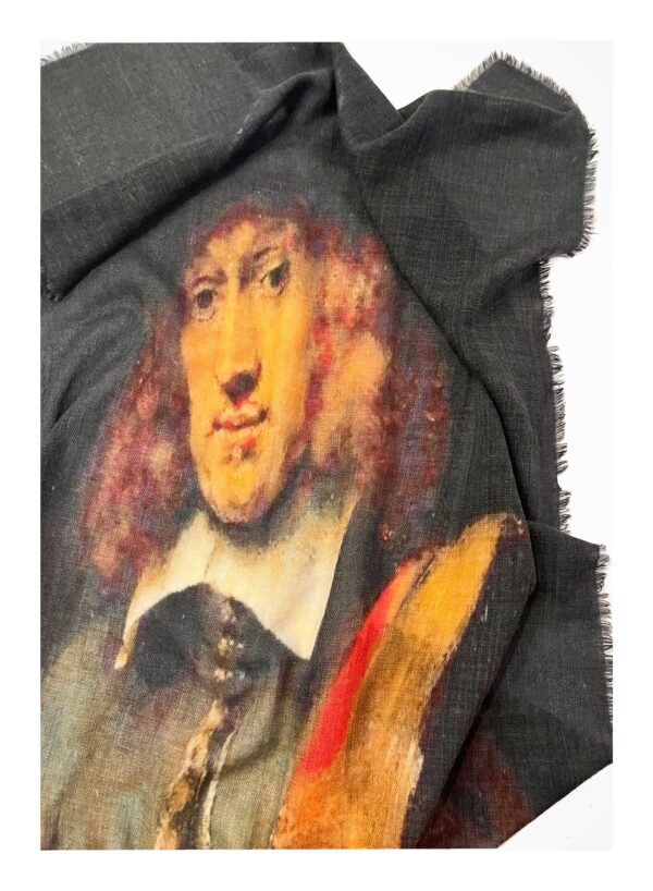 Otracosa kunst shawl van Rembrandt met Jan Six