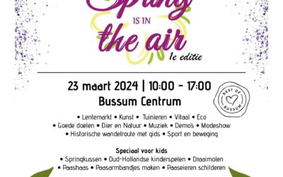 Blog, vier de lente in Bussum
