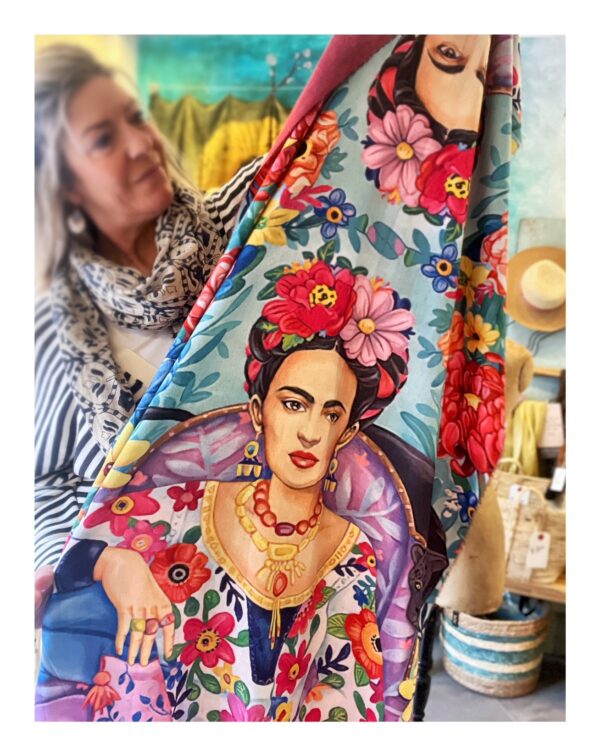 vrolijke Frida Kahlo shawl