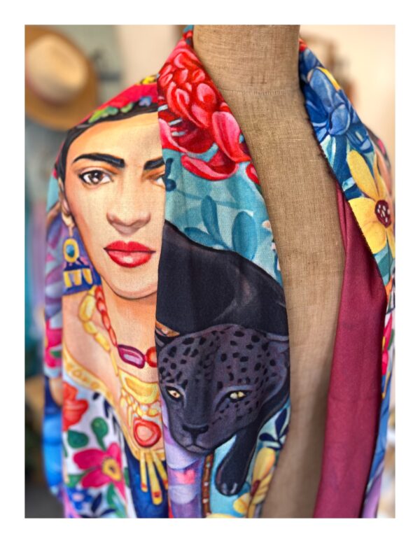 vrolijke Frida Kahlo shawl