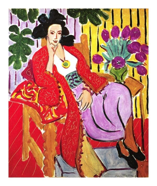 gekleurde Otracosa art shawl van Matisse