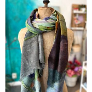 pastel kleurige shawl uit de Otracosa art collectie van Jan Sluijters