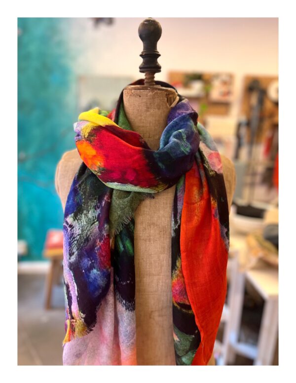 Otracosa art shawl van Matisse, vrouw met hoed