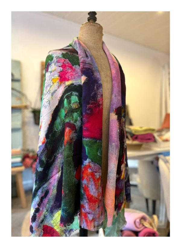 Otracosa art shawl van Matisse, vrouw met hoed