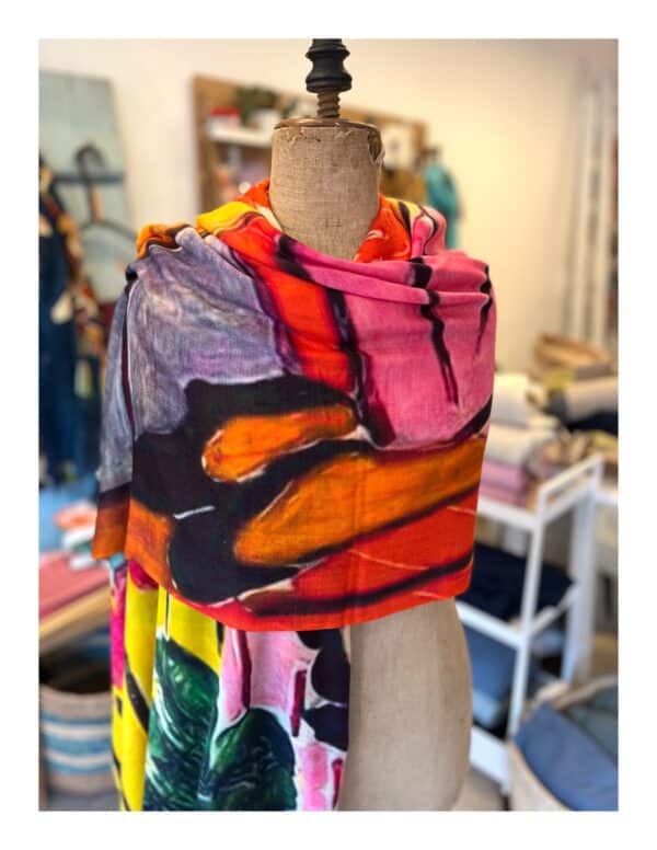 gekleurde Otracosa art shawl van Matisse