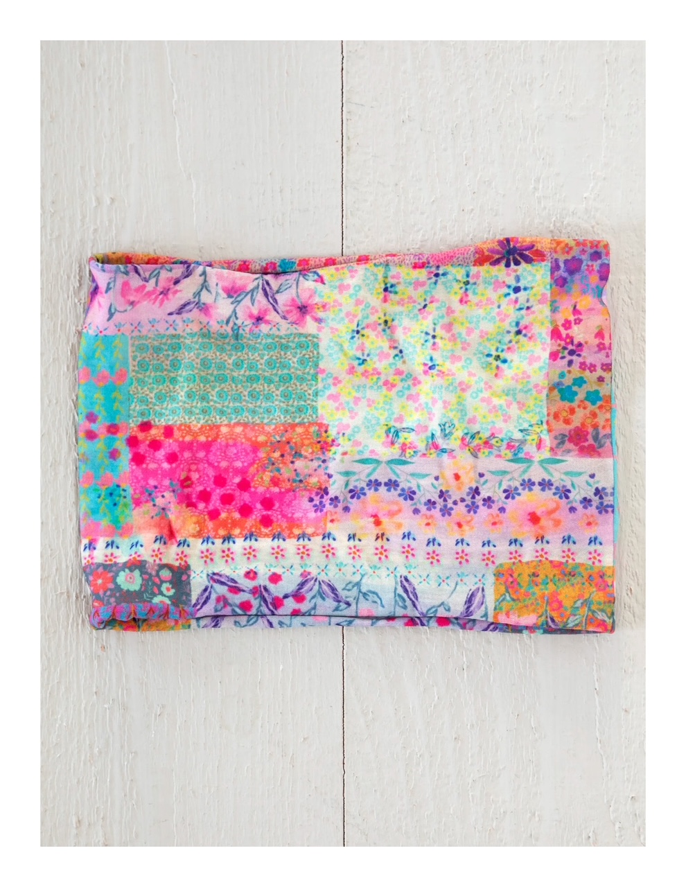 smal Boho Bandeau haarbandje in pastel kleuren